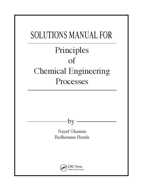 solution manual biegler chemical process Epub