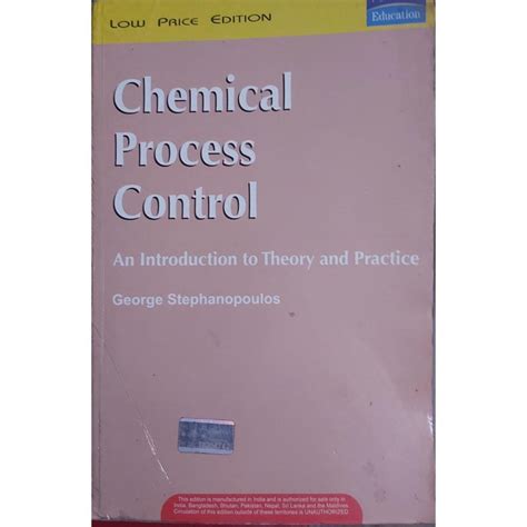 solution manual chemical process control george stephanopoulos Reader