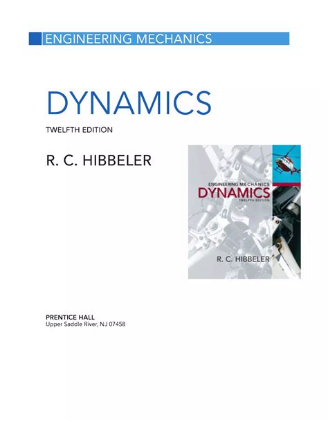 solution manual dynamics hibbeler 12th edition Doc