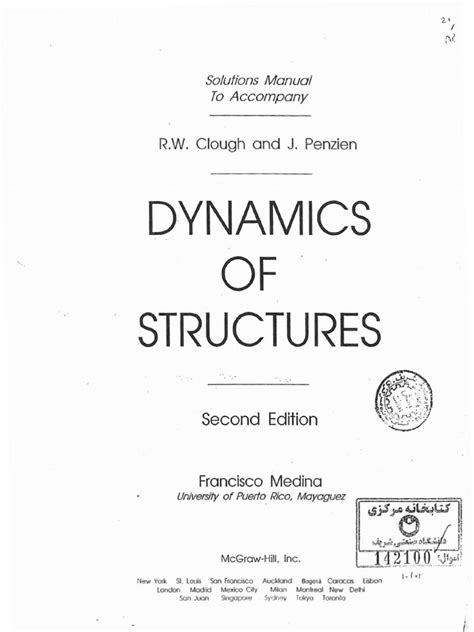 solution manual dynamics structures clough penzien Doc