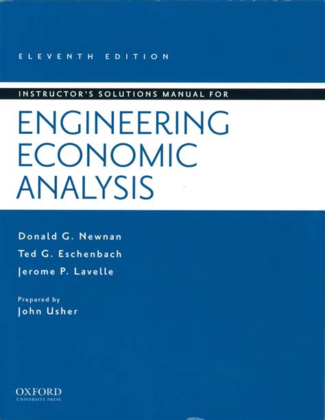 solution manual engineering economic analysis 11th edition Epub