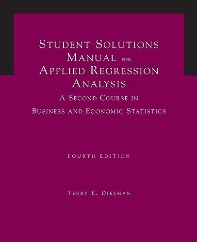 solution manual for applied regression analysis Reader