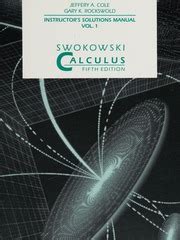 solution manual for calculus swokowski 5th ed Reader