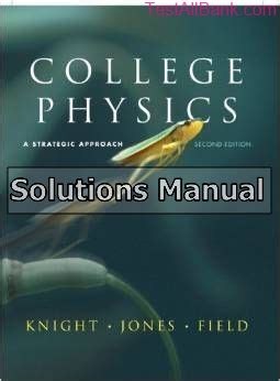 solution manual for college physics by knight pdf PDF