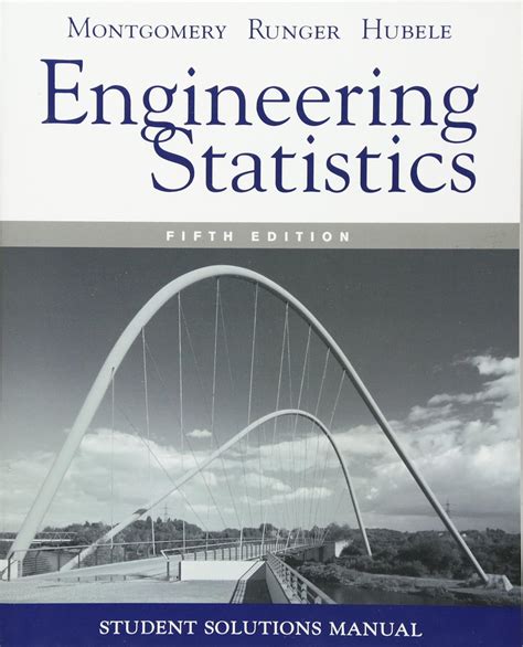 solution manual for engineering statistics 5th edition free PDF