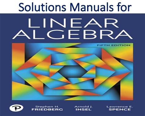 solution manual for introduction to linear algebra pdf Epub