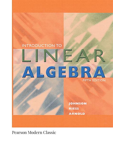 solution manual for linear algebra by johnson pdf Epub