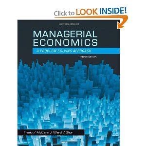 solution manual for managerial economics by froeb Reader