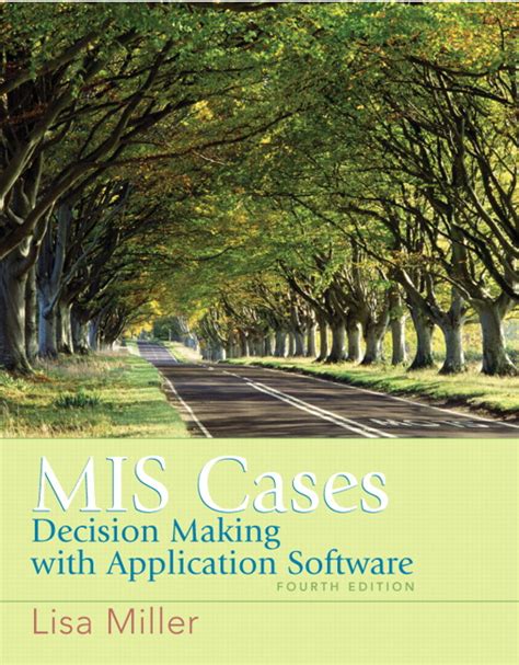 solution manual for mis cases lisa miller PDF