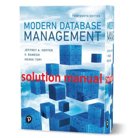 solution manual for modern database management hoffer Kindle Editon