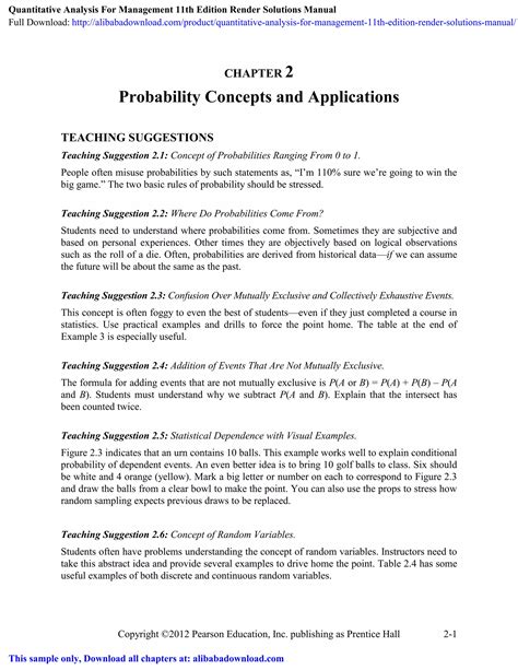 solution manual for quantitative analysis for management 11th Reader