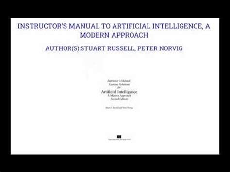 solution manual for russell norvig Doc