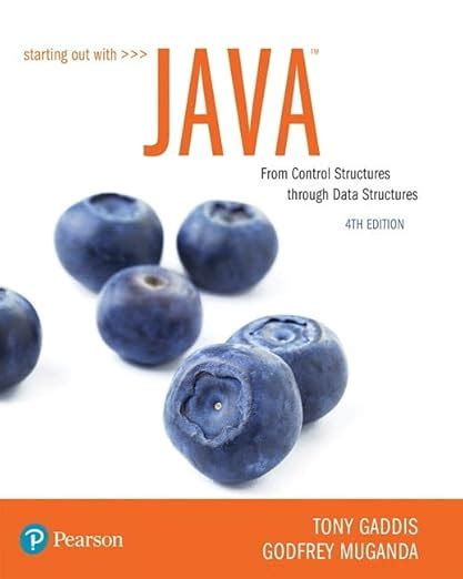 solution manual for starting out with java from control structures Reader