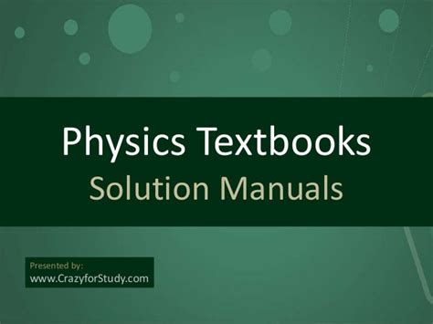 solution manual for textbooks free online PDF