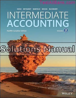 solution manual kieso intermediate accounting volume 2 Epub