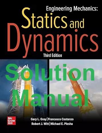 solution manual of engineering mechanics statics dynamics PDF