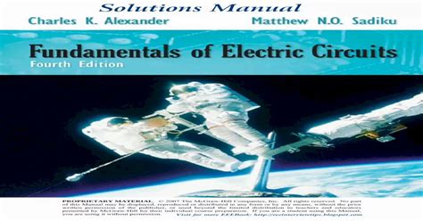 solution manual of fundamental of electronic circuits 4th edition pdf Epub