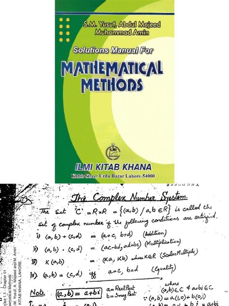 solution manual of mathematical methods pdf Epub