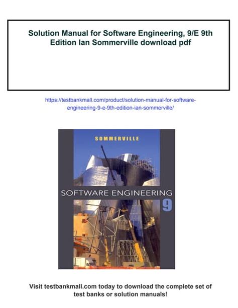 solution manual software engineering ian sommerville Epub