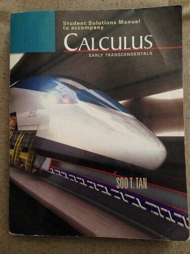 solution manual tan calculus early transcendentals Kindle Editon