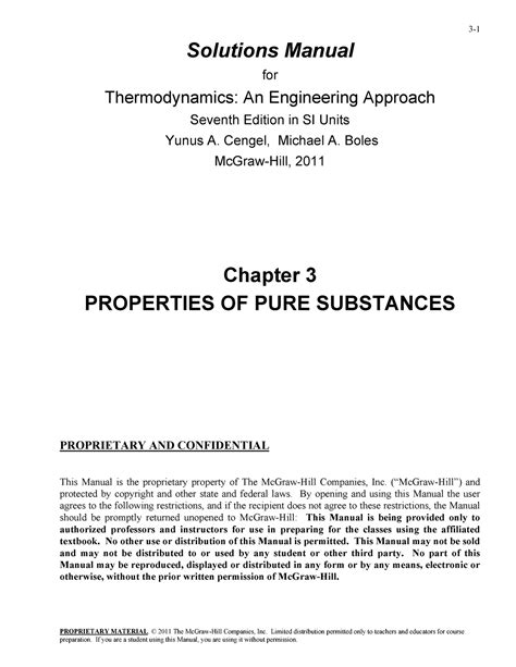 solution manual thermodynamics cengel 7th Ebook Kindle Editon