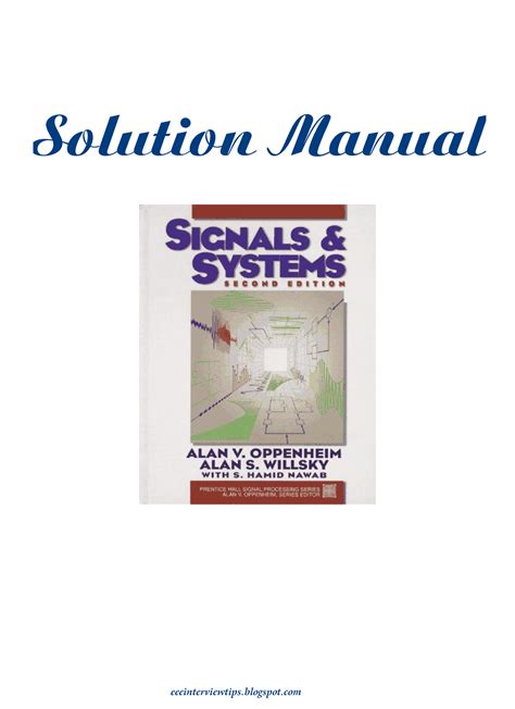 solution manual to signals systems oppenheim willsky nawab Reader