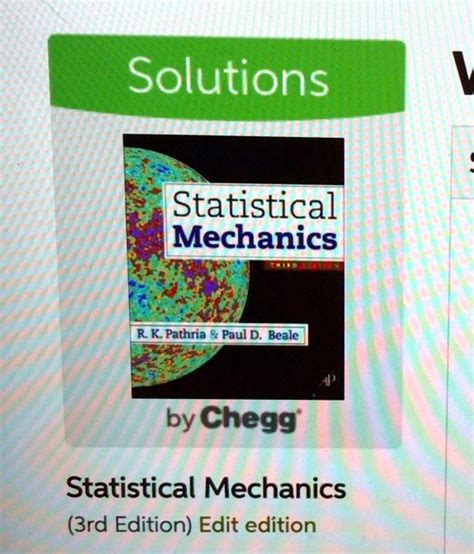 solution to pathria statistical mechanics 3rd edition Kindle Editon