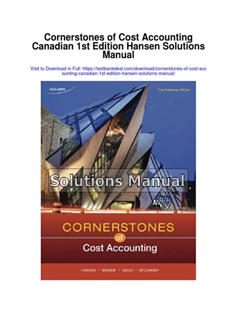 solution-manual-cornerstones-cost-accounting Ebook Doc