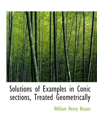 solutions examples sections treated geometrically Kindle Editon