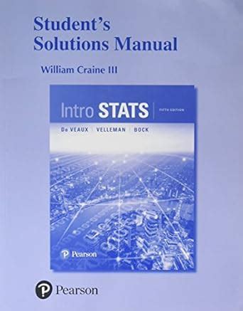 solutions manual for intro to stats Reader