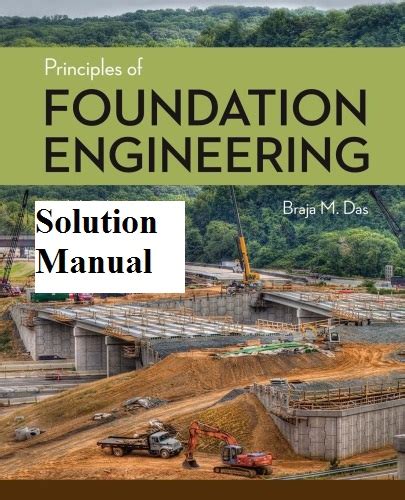 solutions manual foundation engineering PDF