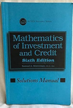 solutions manual mathematics of investment and Epub