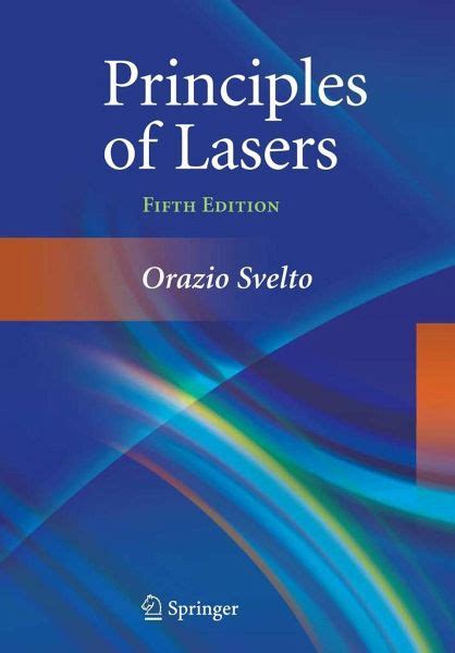 solutions manual principles of lasers orazio svelto Kindle Editon
