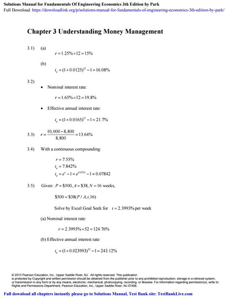solutions manual to fundamentals of engineering economics 2nd pdf PDF