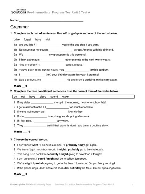 solutions pre intermediate 2nd edition progress test Epub