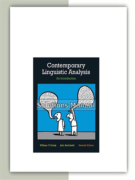 solutions to contemporary linguistic analysis 7th edition Epub