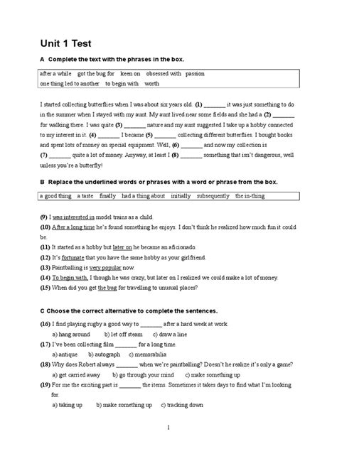 solutions upper intermediate progress test unit 7 answers Reader