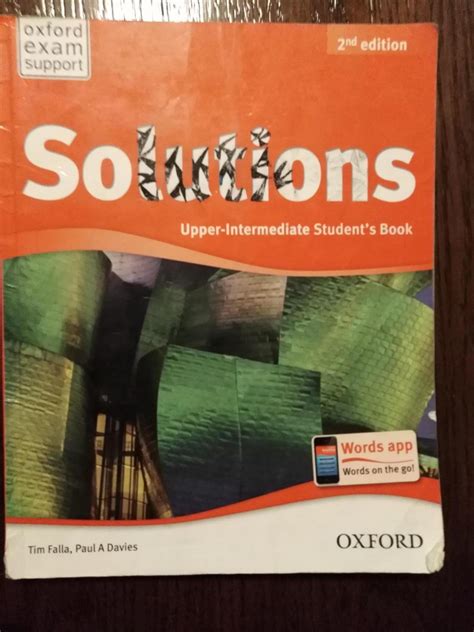 solutions upper intermediate workbook 2nd edition Kindle Editon