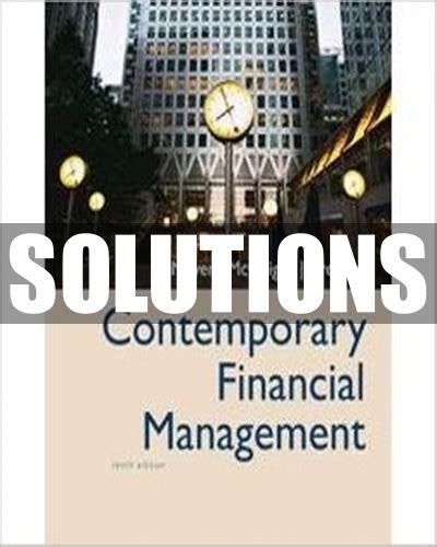 solutons to contemporary financial management moyer Reader