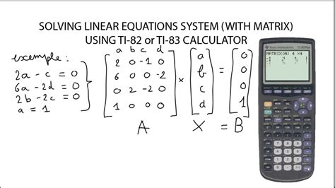 solve the system of equations calculator