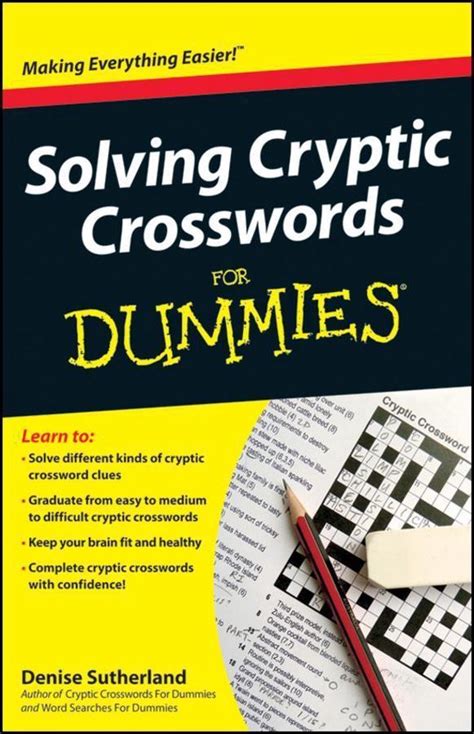 solving cryptic crosswords for dummies Epub