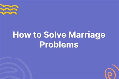 solving marriage problems solving marriage problems Doc