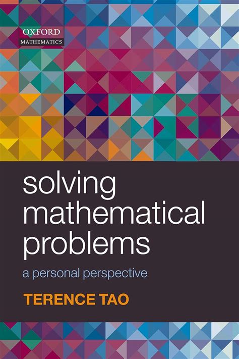 solving mathematical problems a personal perspective Reader