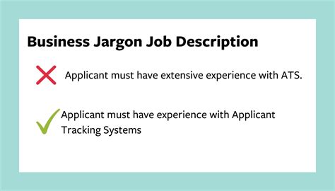 some new job requirements in jargon