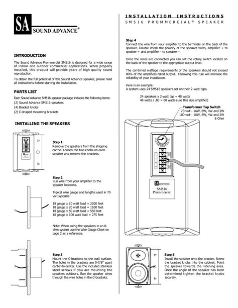 sonance speaker owners manual Epub