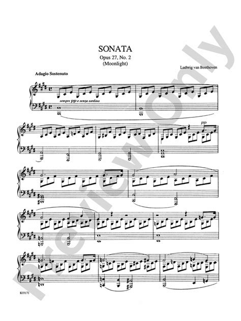 sonata no 14 in c sharp minor op 27 no 2 moonlight alfred masterwork editions Reader