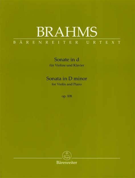 sonate violine klavier d moll urtextausgabe PDF