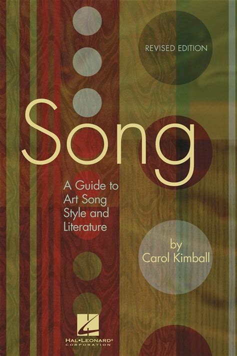song a guide to art song style and literature Doc