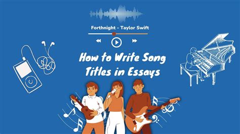 song title in an essay Epub