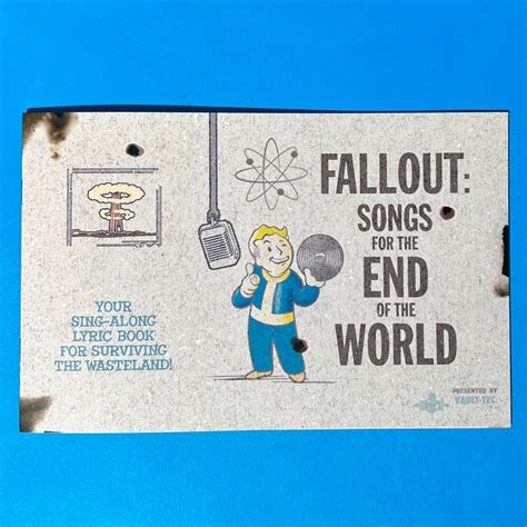 songs for the end of the world fallout vinyl